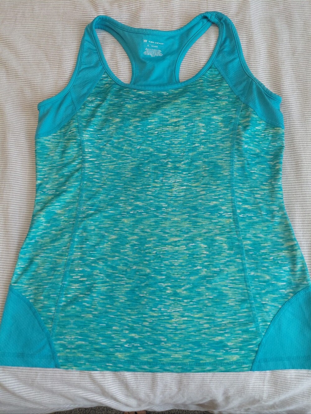 Tek GEAR Turquoise Racerback Active Tank Top Size Xl